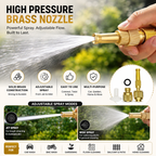 High Pressure Brass Nozzle (Pack of 1)