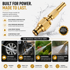 High Pressure Brass Nozzle (Pack of 1)